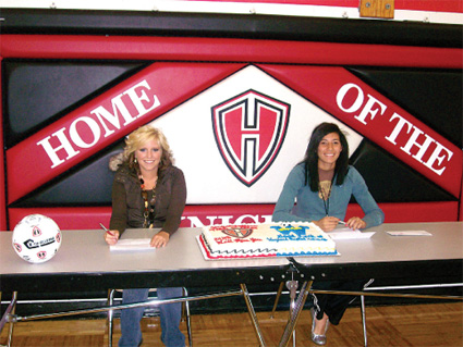 Soccer: Lady Knights duo signs with Wayland Baptist